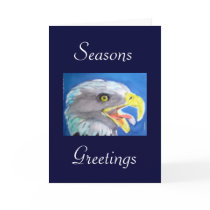 Cachinnating Eagle Card