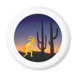 Cactus and Kokopelli Round magnets