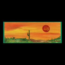 CACTUS AT SUNSET HALIMA AHKDAR posters