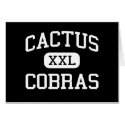 Cactus - Cobras - High School - Glendale Arizona cards