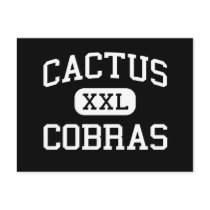 Cactus - Cobras - High School - Glendale Arizona postcards by customteamsportswear Cactus - Cobras - High School - Glendale Arizona postcards