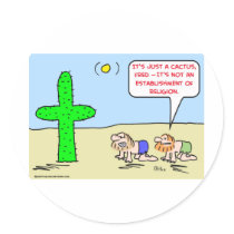 cactus establishment religion stickers