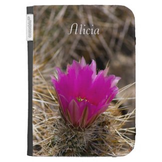 Cactus Flower Case For The Kindle