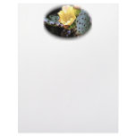 Cactus Flower Personalized Letterhead