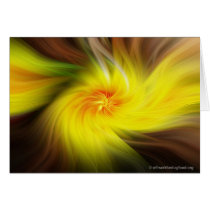 Cactus Flower SpinArt Card cards
