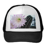 Cactus Flower White Trucker Hat