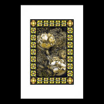 Cactus Flowers at Night posters