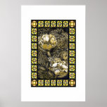 Cactus Flowers at Night posters