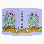 Cactus Friends Set Vinyl Binders