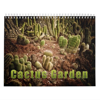 Cactus Garden Wall Calendars by Boehm_graphics