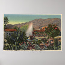 Cactus Garden, Palm Springs Hotel Posters