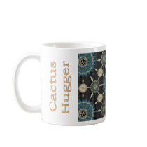 Cactus Hugger Mug with Saguaro Cactus Array