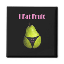 Cactus pear fruit refrigerator magnet