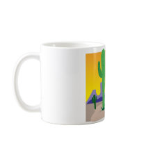 Cactus Sunset mugs by Maria_K_Bell Cactus Sunset mugs