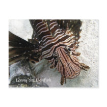 Cactus Voyager - Lenny the LionFish postcards