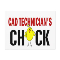 CAD Technician’s Chick postcards