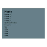 Cadet Blue Business Card