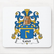 Cadet Family Crest mousepads