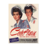 Cadet Nurse Post Card