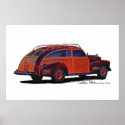 Cadillac 1941 Station Wagon / Woody print