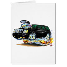 Cadillac Escalade Black Truck Card