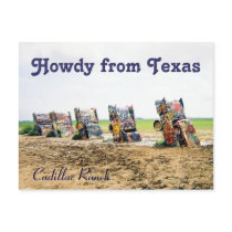 Cadillac Ranch Postcard by zortmeister Cadillac Ranch Postcard