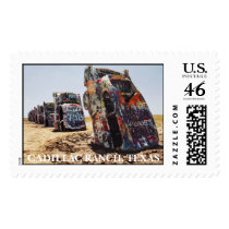 CADILLAC RANCH, TEXAS postage