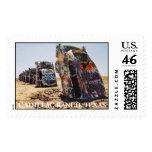CADILLAC RANCH, TEXAS POSTAGE STAMP