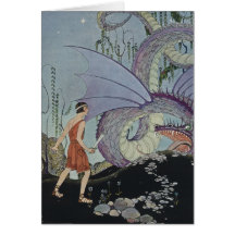 Cadmus and the Dragon Greeting Cards