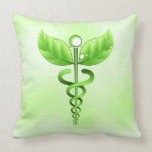 Caduceus Alternative Medicine MoJo Square Pillow pillows