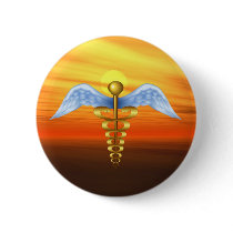 Caduceus Pinback Buttons