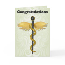 Caduceus Congratulations cards