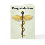 Caduceus Congratulations cards