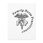 CADUCEUS FNP FAMILY NURSE PRACTITIONER POST CARDS