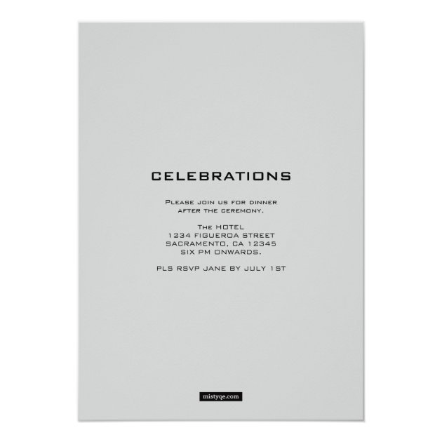Caduceus Medical Graduation Invitation