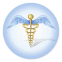 Caduceus Medical Symbol stickers by Lidusik Caduceus Medical Symbol stickers
