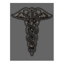 Caduceus Postcard