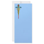 CADUCEUS PERSONALIZED RACK CARD