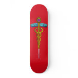 CADUCEUS Red Skateboards