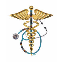 Caduceus & Stethoscope T Shirt