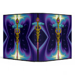 CADUCEUS , vibrant gold ametist Vinyl Binders