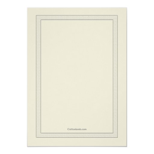 Caduceus Watermark Medical Graduation Invitation