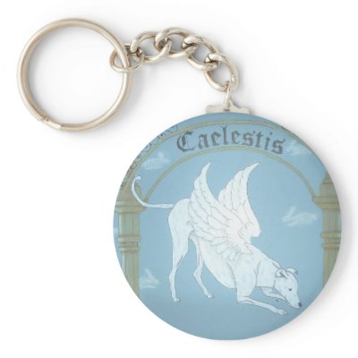 Caelestis "Hound of Heaven" keychain by TheWorldofFairy