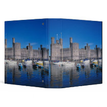 Caernarfon Castle, Gwynedd, Wales Vinyl Binders