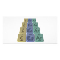 Caesar as Carbon Einsteinium Argon Photo Card Template