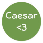 Caesar sticker