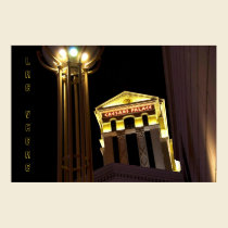 Caesars Las Vegas Street Scene at Night Poster posters