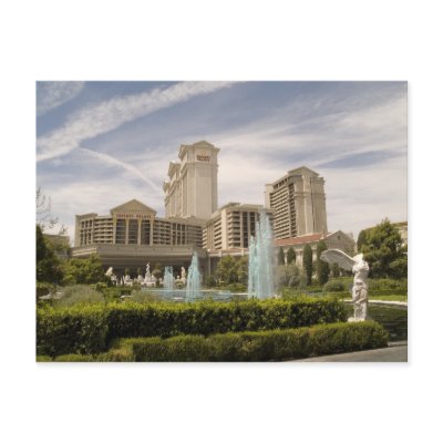 Caesars Palace Las Vegas Photo Postcard by urbanphotos
