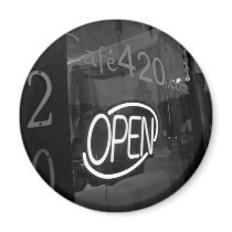 Cafe 420 refrigerator magnets