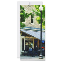 Cafe Albany NY Customized Rack Card